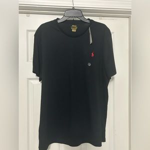 Brand NWT  Ralph Lauren Polo Black Custom Slim Fit T-Shirt Size XL